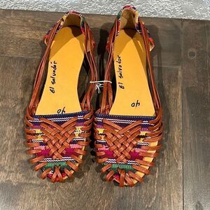 New handmade Guaraches artesanales de piel size 40 Salvador usa size 9